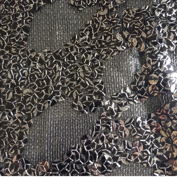 Express Short double lined fancy sequins miniskirt - Picture 7 of 8